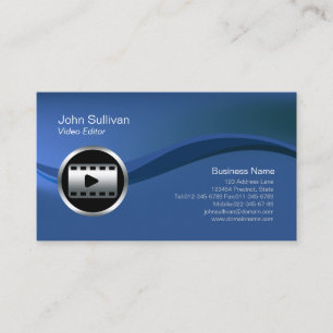 Visita Chrome Video Clip Icon Editor de vídeo Cartão de