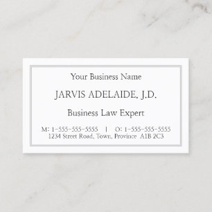 Visita Clássico, Vintage Legal Professional Cartão de vis