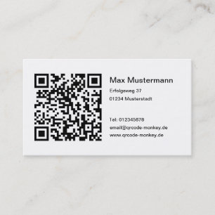 Visita código cartão de presentação