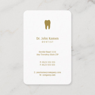 Visita Dentista Clássico | Cartão de Ouro dentário