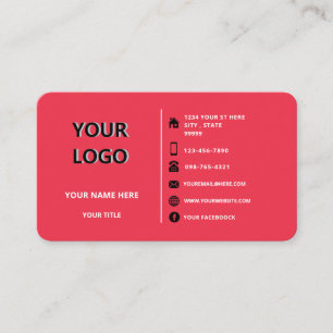 Visita Design seu Modelo de cartão de negócios Promociona