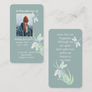 Visita Dragonfly Aquarela De Cartão De Memória Memorial M