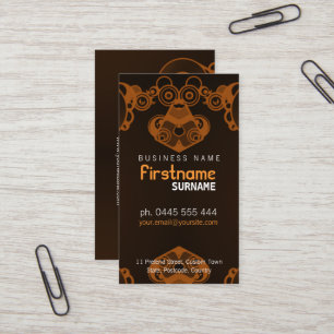 Visita Electro cartão de indústria musical retro