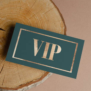 Visita Elegante cartão de sócio do clube VIP em verde cad