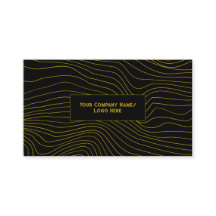 Elegante e Modelo de cartão de negócios Na moda