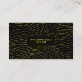 Visita Elegante e Modelo de cartão de negócios Na moda