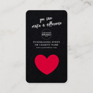 Visita Evento de arrecadação de fundos Cartão com fotos d