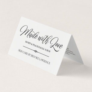 Visita Feita com Amor - Cartão de Produto de Atenção à Pe