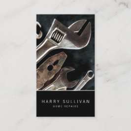 Visita Ferramentas Escuras - Reparo doméstico - Cartão de