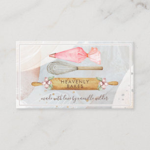 Visita Ferramentas para padaria Pastelaria Cartão de visi