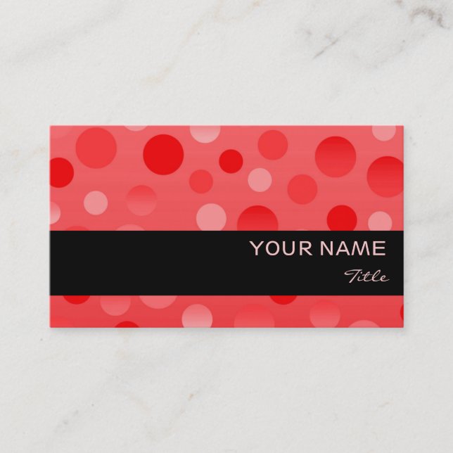 Visita Fizz modelo de cartão de negócios de amora-framboe (Frente)