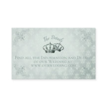 Folga de Seda - Cartão Detalhado de Casamento