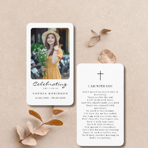 Visita Foto de Celebração do Cartão de Oração de Memória 