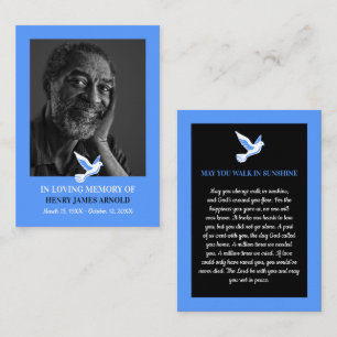 Visita Foto Elegante, Santa Dó, Cartão de Oração