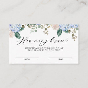 Visita Hydrangeas Quantos beijos para o Cartão de Jogo d