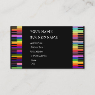 Visita Keybaord - cartão de indústria musical