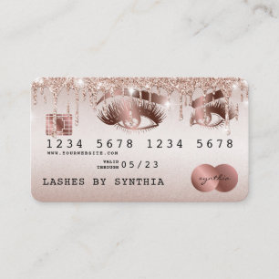 Visita Lashes longos Rosa Dourados com cartão de crédito