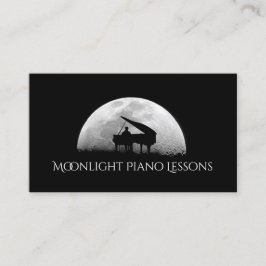 Visita Lições de Piano, Música, Instrumentos Cartão de vi