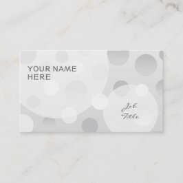 Visita Limpar bolhas de modelo de cartão de negócios Fizz