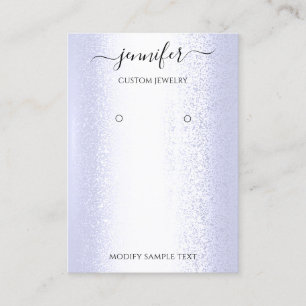 Visita Logotipo Cartão de Joia Feita à Mão Elegante Az