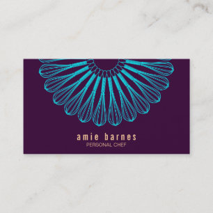 Visita Logotipo de uísque azul de cozinheiro Cartão de vi