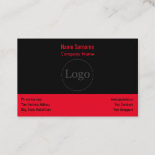 Visita Logotipo personalizado, moderno e Cartão de visit