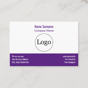 Visita Logotipo personalizado, moderno e Cartão de visit