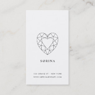 Visita Logotipo Sørina Jewelry Moonstone Cartão de visi