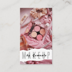 Visita Makeup PMU Microblading Henna Salon Cartão de visi