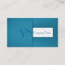 Maleta Azul Profissional Moderna - Cartão de visit