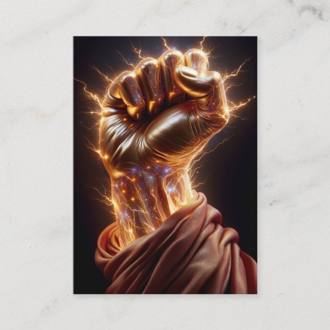 Visita Mão Direita de Energia - Caixa de cartão KJV 14:60 (Frente)