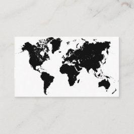 Visita Mapa do cartão de mundo empresarial