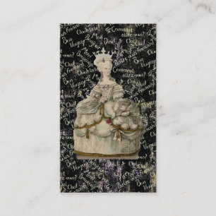 Visita Marie Antoinette Extravagant Dress ~ Cartão de vis