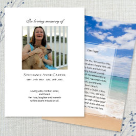 Visita Memorial fotográfico Eu sou Gratuito Cartão de ora