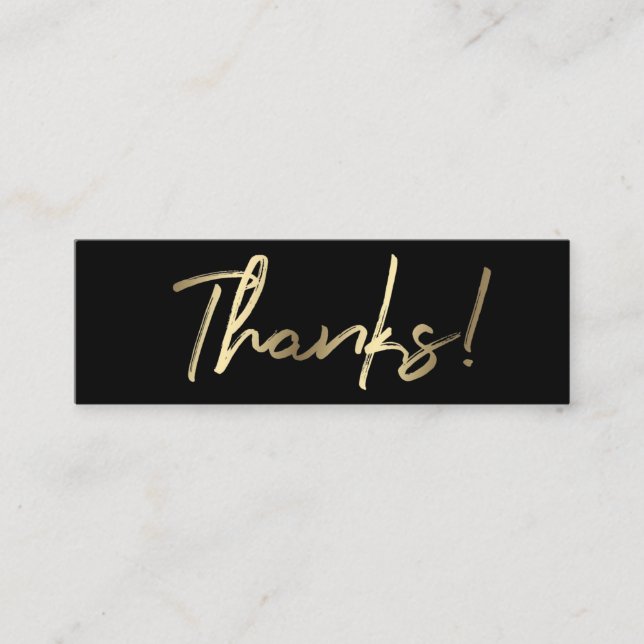 Visita Mini cartão de desconto de obrigados (Frente)