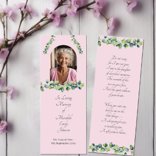 Visita Mini Cartão de Indicador de Fotografia para Memorial Fu