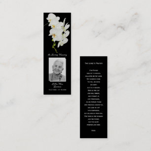 Visita Mini Cartão de Indicador de Fotografia Simples de Oraçã