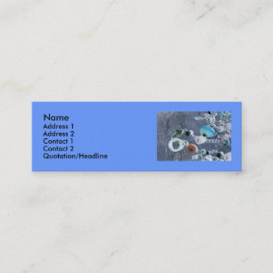 Visita Mini Cartão de Pofile do efeito da jóia