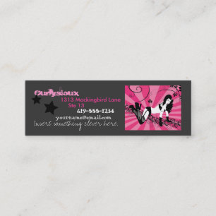 Visita Mini Cartão de Rockstar