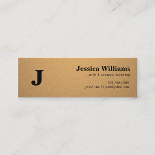 Visita Mini Cartão telefónico de Corkboard