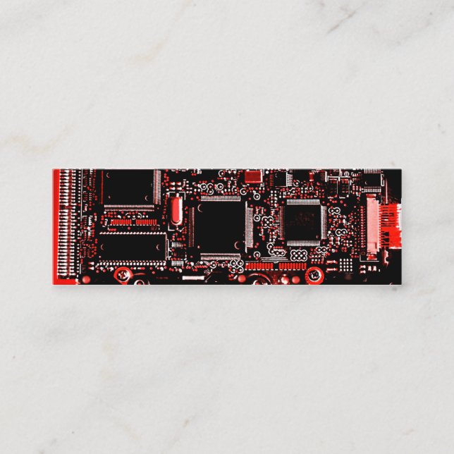 Visita Mini Circuito Vermelho 2 modelo de cartão de negócios m (Frente)