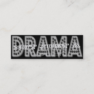 Visita Mini Geek Drama - Cartão pessoal de mídia social