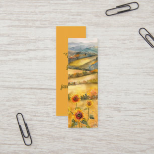 Visita Mini Marque Seus Favoritos de Outono - Cartão de Marcad