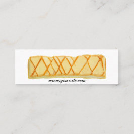 Visita Mini Modelo de cartão de negócios da padaria