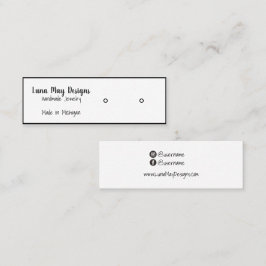 Visita Mini Modelo de cartão de negócios para Exibição de Joia