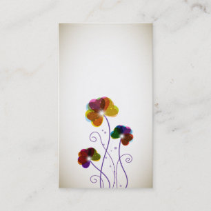 Visita Modelo de cartão de negócios a favor do meio