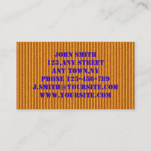 Visita Modelo de cartão de negócios alaranjado do cart