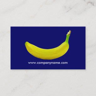 Visita Modelo de cartão de negócios da banana