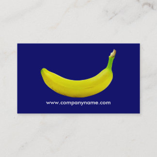 Visita Modelo de cartão de negócios da banana