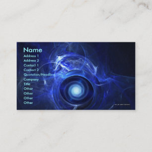 Visita Modelo de cartão de negócios da turbina da